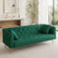 Canapé-lit 71 po convertible en velours vert-1591411076