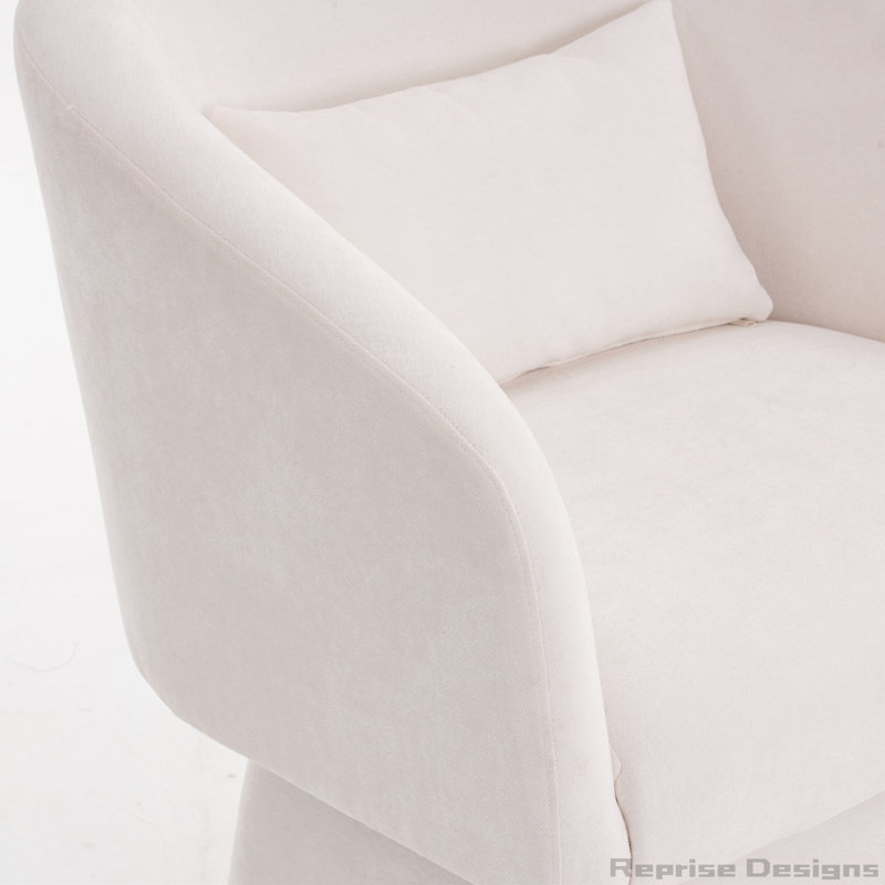 Chaise pivotante moderne, Beige