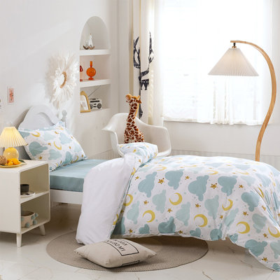 Ensemble de housse de couette DONEUS Kids, ensemble de literie en microfibre 3 pièces avec 2 taies d'oreiller