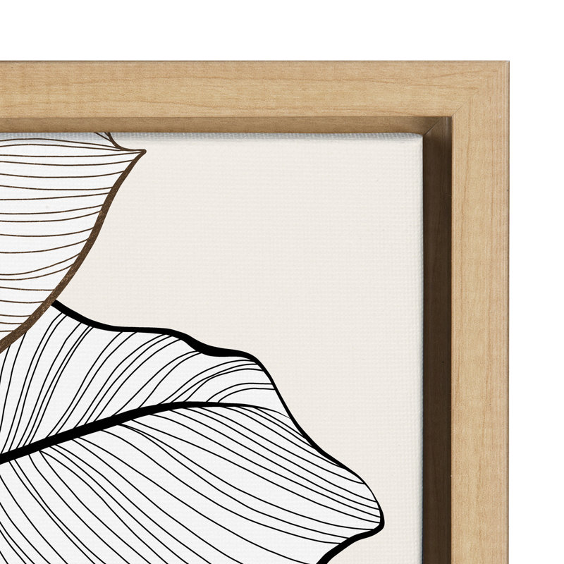 «Botanical Calathea 4» par Dominique Vari, reproduction d'art sur toile encadrée
