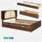 Rattan  Storage Bed with 2 Drawers,Trundle-225409909