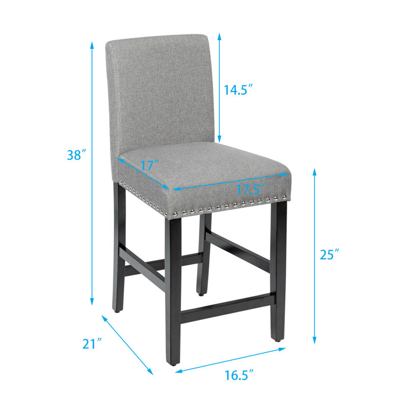 Bilus Counter Stool, Gray