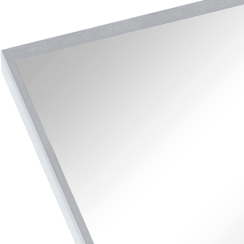Arch Bathroom Mirror, Wall Mounted Mirrors with Metal Frame , 30'' x 20'', Silver
