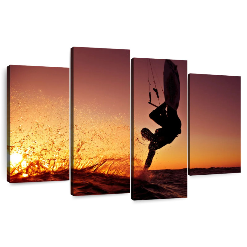 Sireci Sundown Kitesurfing, 42" H x 68" W