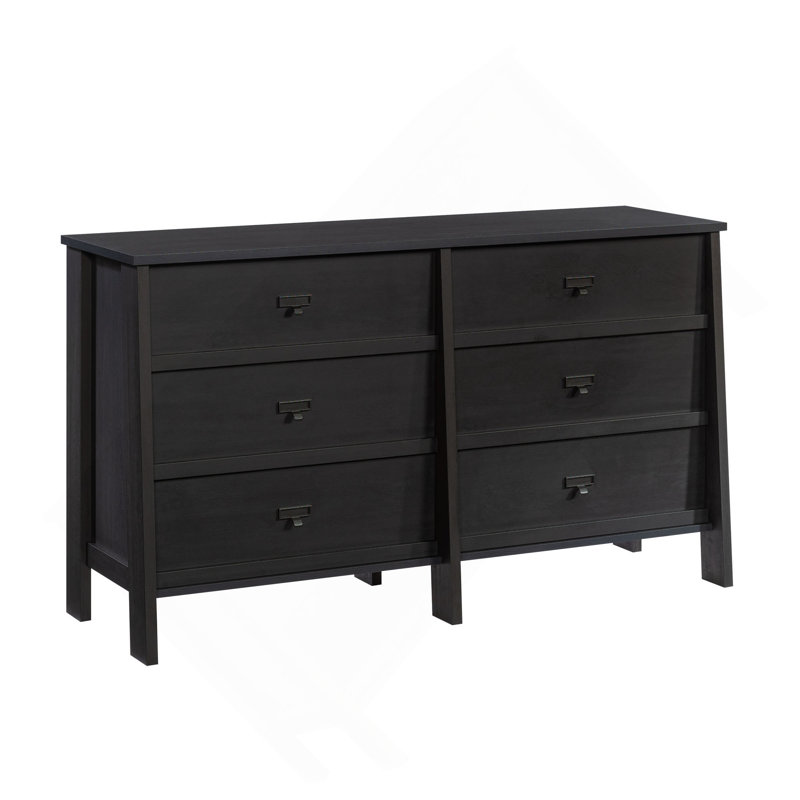 Commode 6 tiroirs - Armoire de rangement spacieuse pour la chambre à coucher / salon