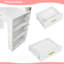 Meuble-lavabo blanc avec DEL et 8 tiroirs