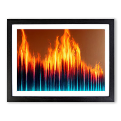 Heavenly Modern Abstract - Single Picture Frame Print