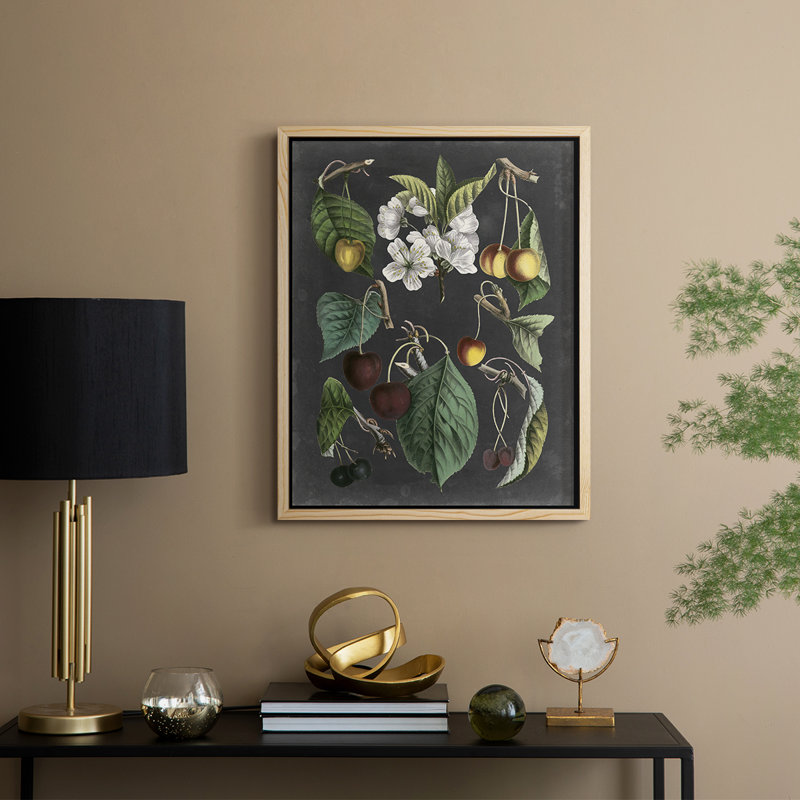 Orchard Variétés II, reproduction encadrée - bois massif, H 30 po x l 24 po