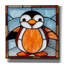  Art graphique sur toile, "Penguin" par Rich Monet, 18 po x 18 po