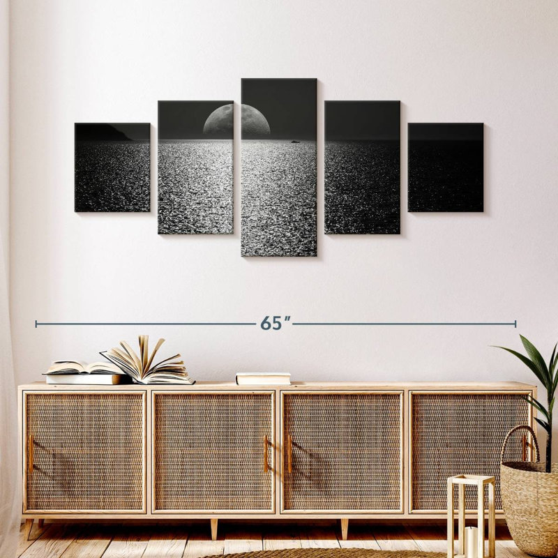 Dark Ocean, 24" H x 55" W
