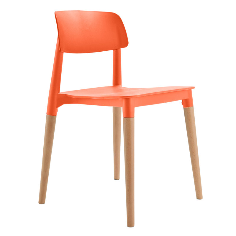 Jago 17.7'' H Side Chair, Orange, 2