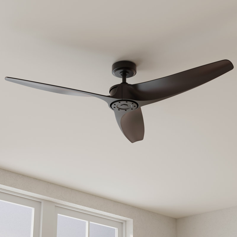 Ventilateur de plafond à 3 pales avec télécommande Oreland, Bronze antique