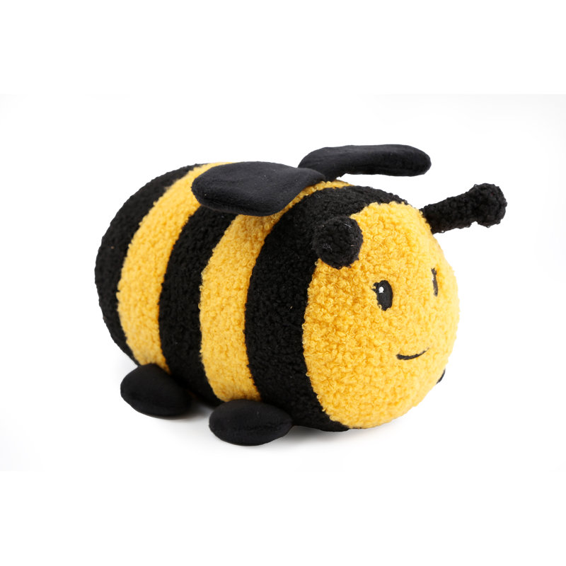 Haklang Plush Bee Fabric Floor Door Stop