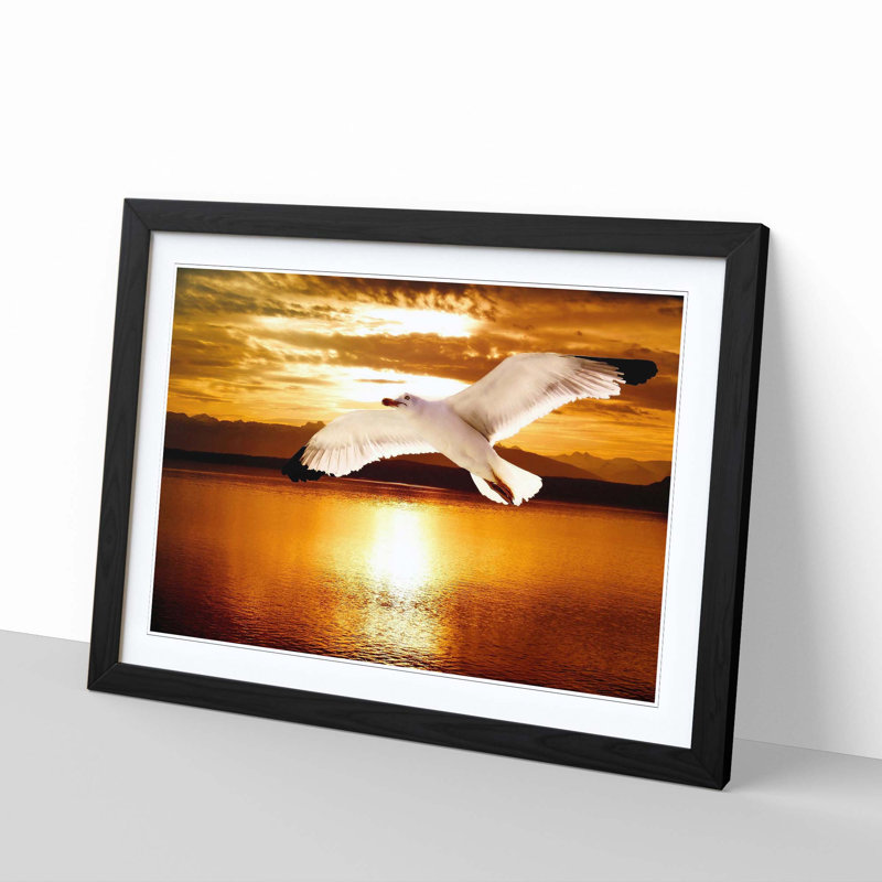 1 Piece Single Picture Frame Wall Art, Black