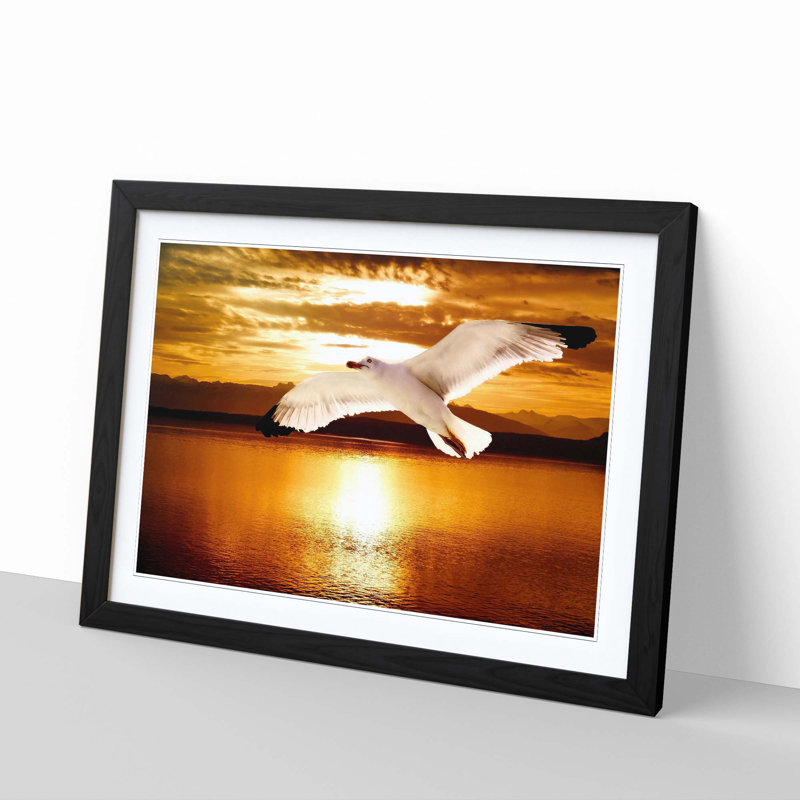 Single Picture Frame Print, Black