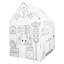 Ensemble de maison de jeu d'intérieur en carton 2,6 pi x 2,8 pi