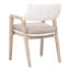 Chaise avec accoudoirs rembourrée Kettil