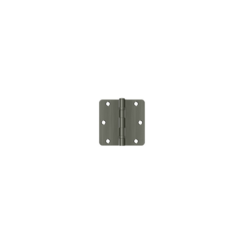 64'' x 64'' Steel Surface Mount Hinge, Antique Nickel