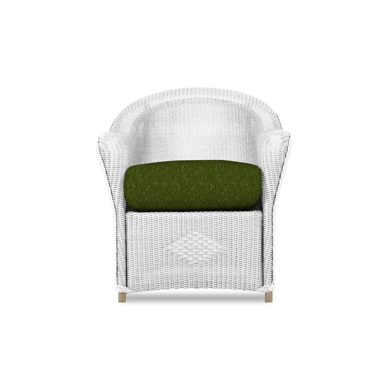 Reflections Outdoor Dining Armchair, Demo Oatmeal, White
