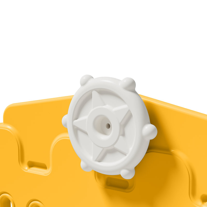 10 in 1 Slide For Toddlers, Indoor Outdoor Slide Toddler Playset Toddler Playground, Yellow/White/Green
