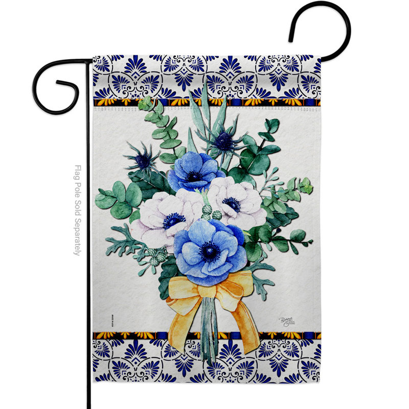 Bannière de décoration florale pour bébé 13 x 18,5 pouces