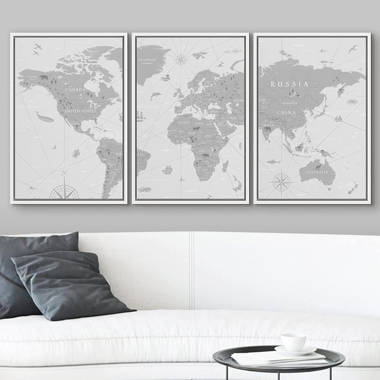 Decorative Wood Frame for 10x10 Custom Canvas Print freeshipping -  Conquest Maps LLC