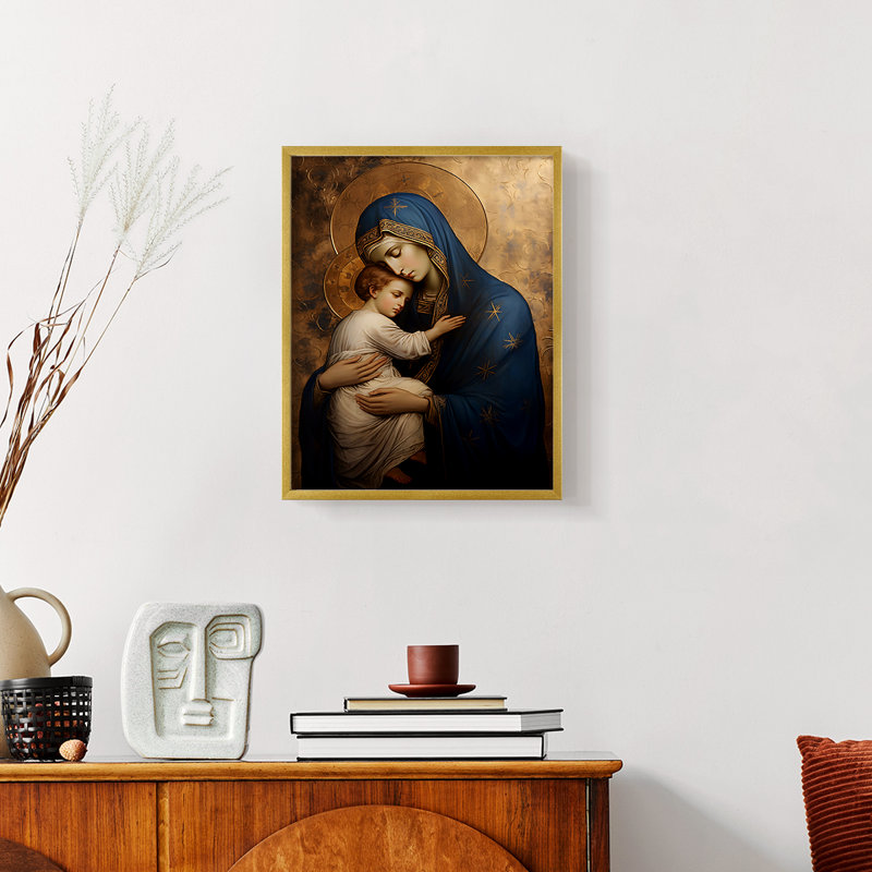 Série Religious XCV - reproduction encadrée de qualité supérieure - prête à être accrochée - aucun clou requis
