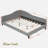L-shaped Linen Daybed With Solid Wood Legs-201515547-201515546