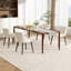 Modern Curved Back Dining Chair With Wood Legs, Upholstered Accent Chair For Kitchen & Living Room-2133868732-2133868729