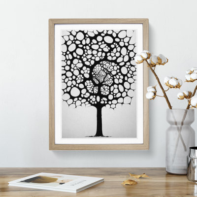 Monochrome Tree No.1 - Framed Print