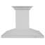 30" 400 CFM Ducted Island Range Hood in Silver