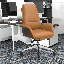 Fauteuil de direction ergonomique à haut dossier - Cuir végétalien de qualité supérieure avec structure synchro-inclinable et aluminium poli-1387523685