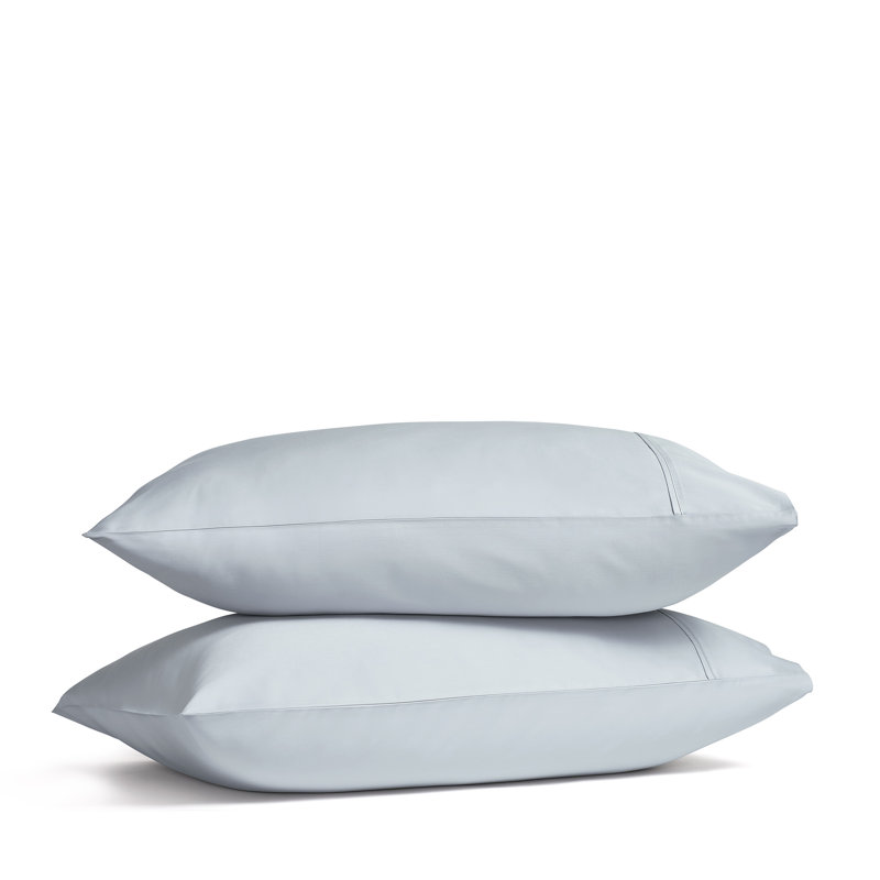 Premier Sateen - Sheet Standard Pillow Case Pair, Standard Pillowcase, Sterling