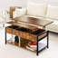 Table basse à plateau relevable 40 po avec rangement