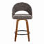 Ensemble de tabourets de bar de style Mid-Century avec comptoir fixe-603510971