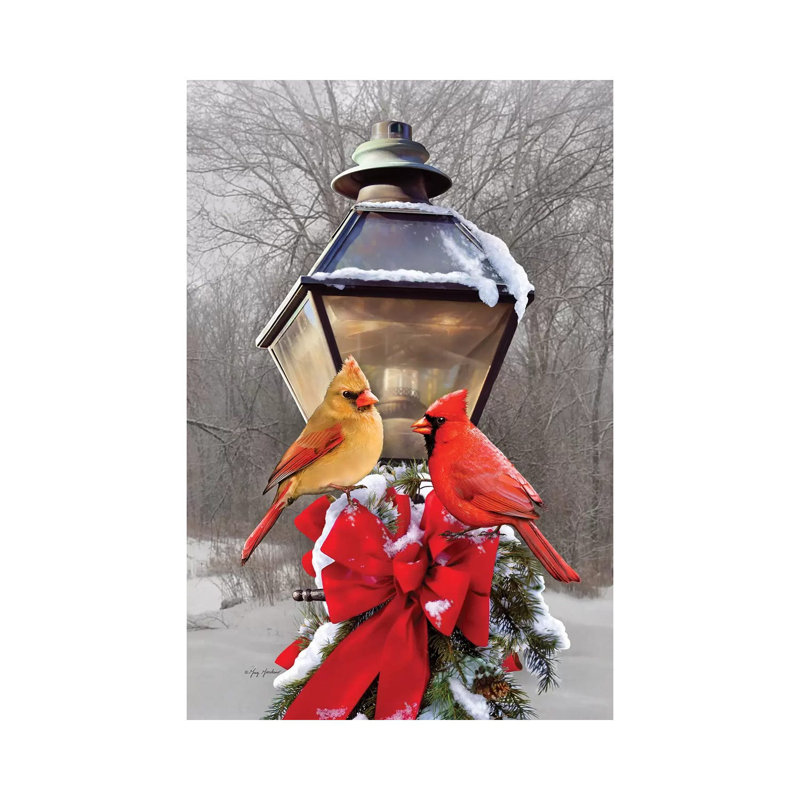 Christmas Cardinals by Greg & Company - Wrapped Canvas Print, 101.6 cm H x 66.04 cm W x 1.91 cm D