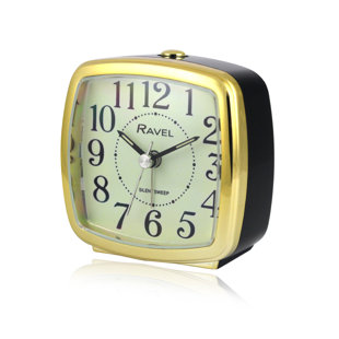 Analogue Quartz Movement / Crystal Alarm Tabletop Clock