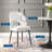 Modway Rouse Upholstered Fabric Dining Side Chair-25270669-70541027