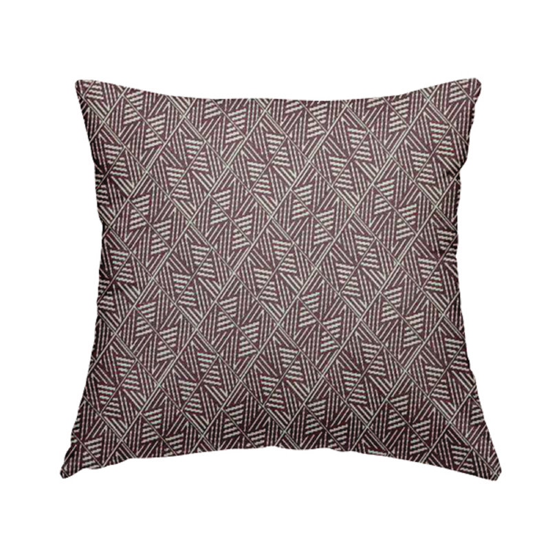 Eyon Square Cushion, 28cm H x 28cm W x 5cm D, Purple