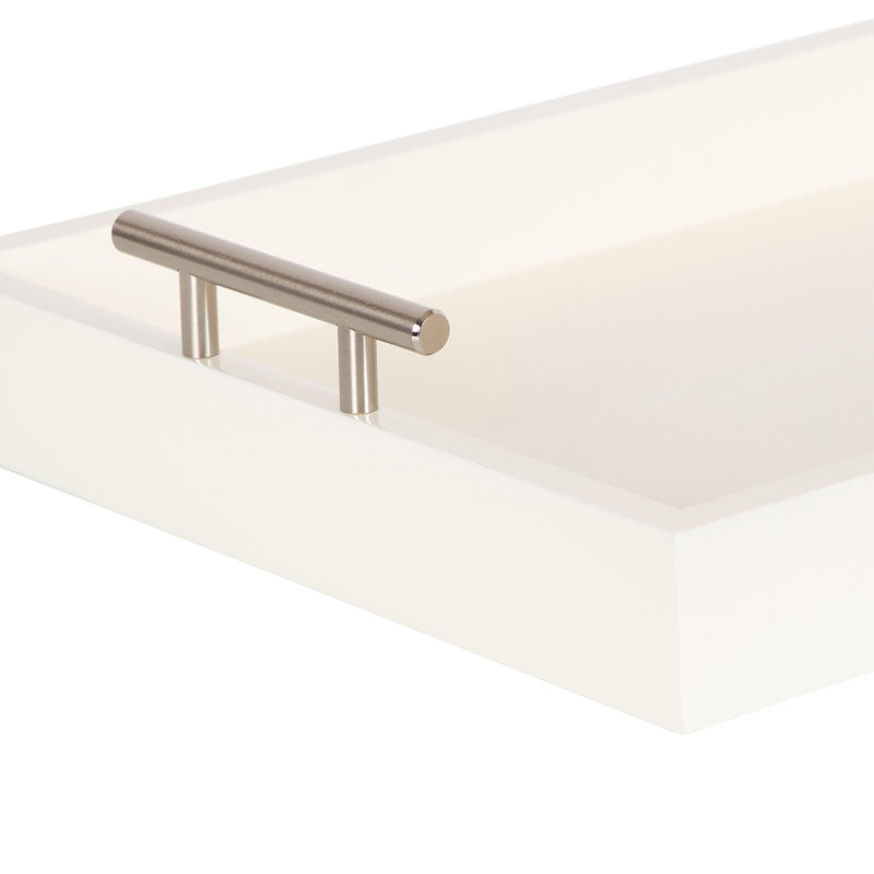 Lipton Modern Rectangle Serving Tray with Handles