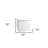 12" White Boucle Cube Storage Ottoman