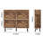Modern Storage Cabinet With 3 Flip Drawers Suitable For Living Rooms