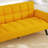 Futon Sofa  74.8" Modern Linen Futon Couch, Comfy Sofa-1143829598