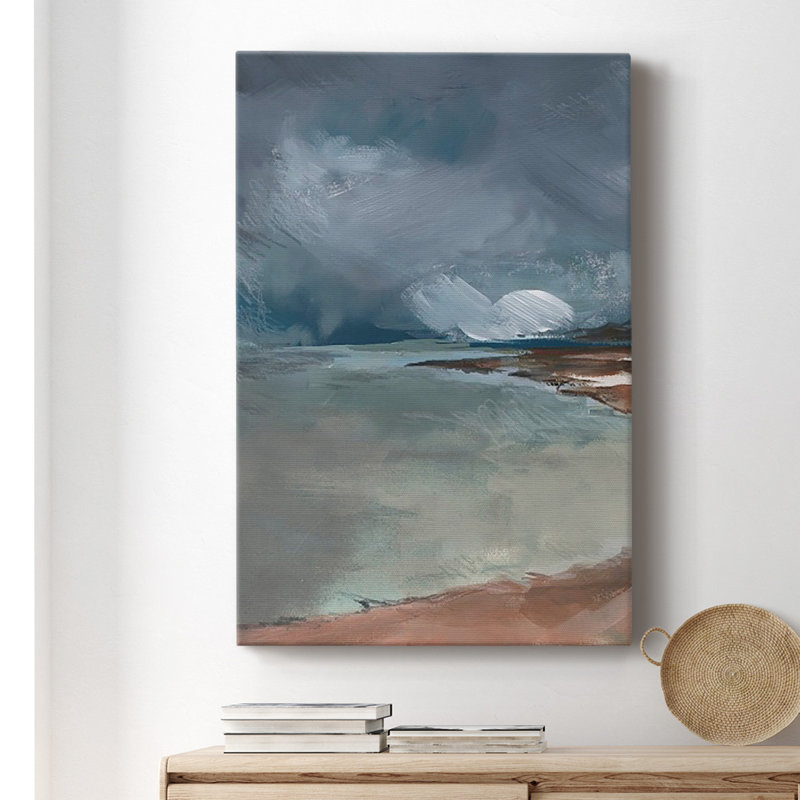 «Sea Glass Storm I», reproduction sur toile, H 27 po x l 18 po x P 1 po