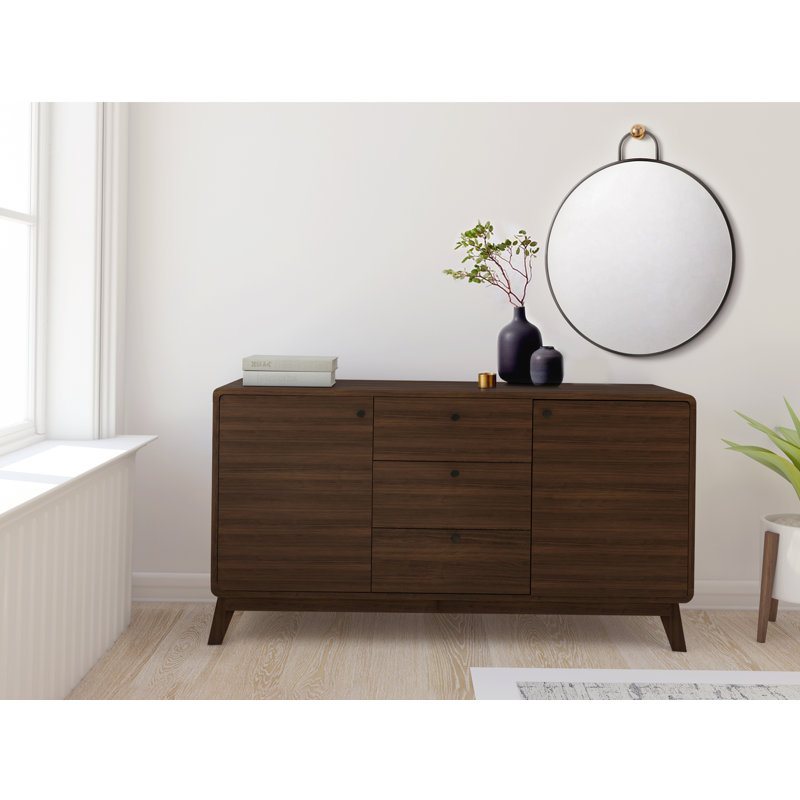 Salcombe 140 Cm Wide 3 Drawer Sideboard