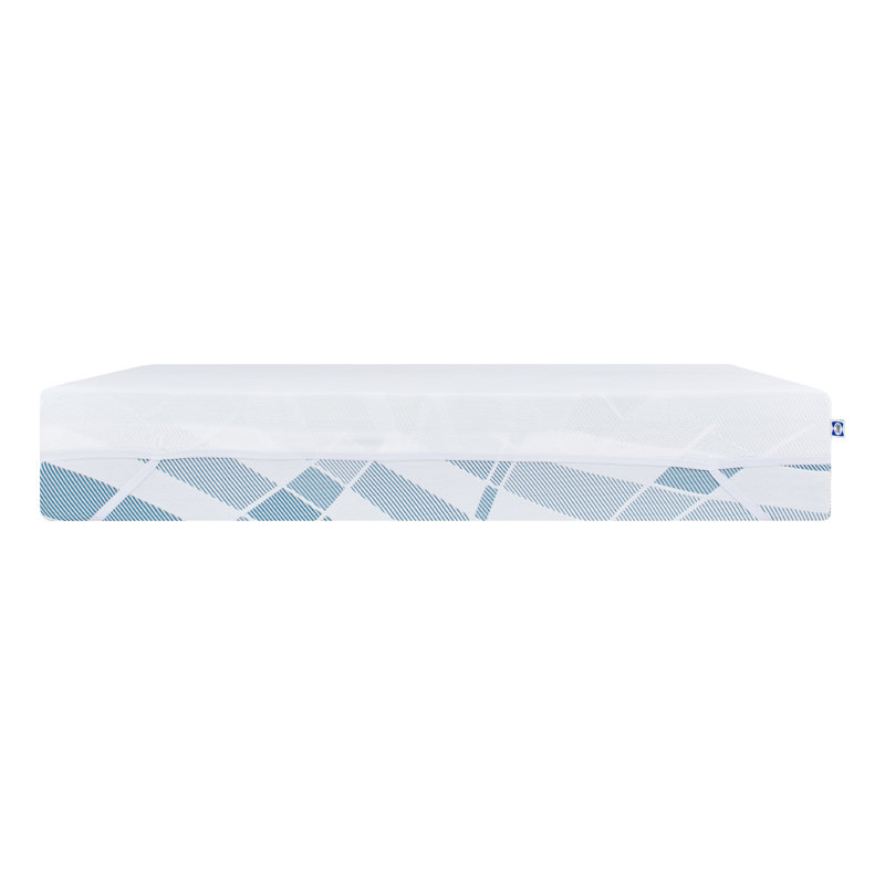 Sealy Dreamlife 2” Medium Gel Memory Foam Mattress Topper with Cooling Cover, Queen