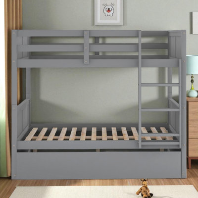 Full Over Full Bunk Bed With Trundle