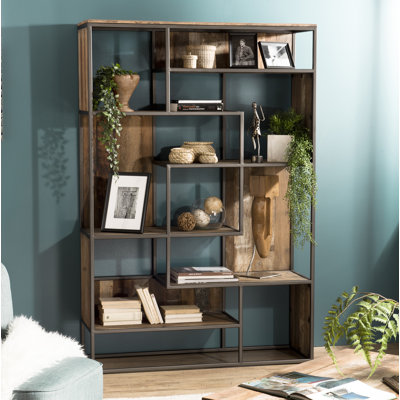 Yazzie 180cm H x 120cm W Steel Library Bookcase