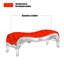 Banc rembourré brun