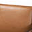 Kiger Faux Leather Armchair with Ottoman